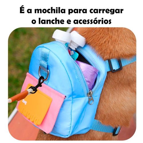 Mochila de Passeio Multifunção para Cães