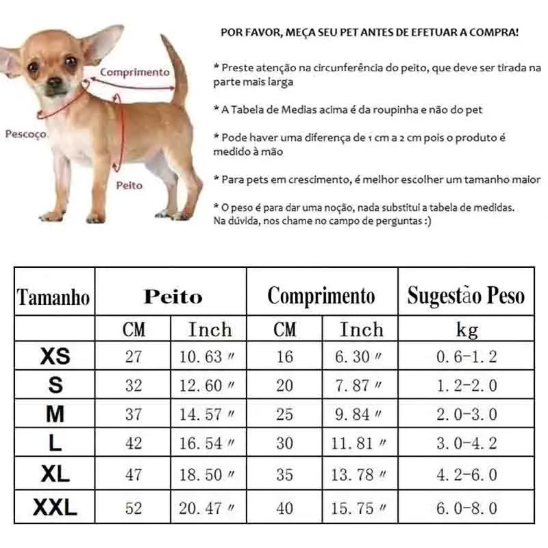 Moletom com Capuz para Cães