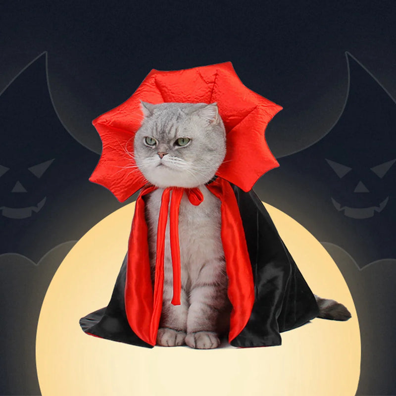 Capa de vampiro para pet